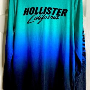Mens Hollister Long sleeve multi colored shirt